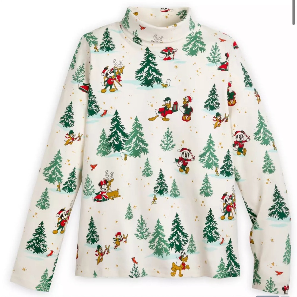 Mickey Mouse and Friends Holiday Knit Turtleneck